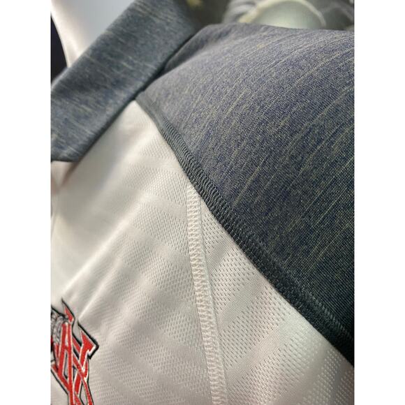 NEW Adidas Stadium Coaches Sustainable Polo SS Collared Button Wht Men's XL - Picture 6 of 8